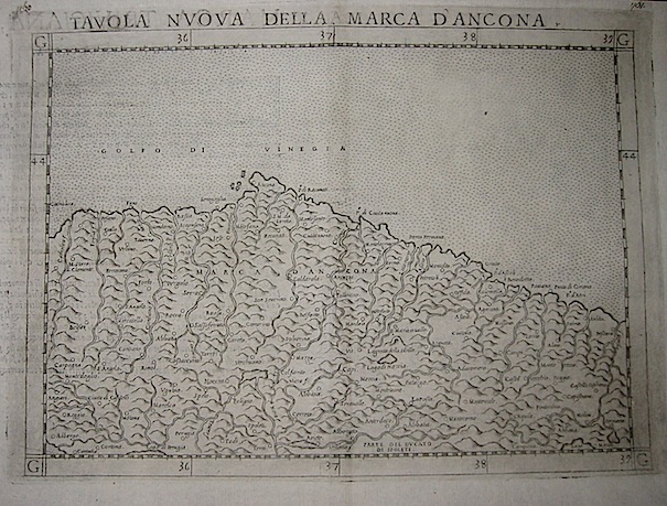 Ruscelli Girolamo (1504-1566) Tavola nuova della Marca d'Ancona 1574 Venezia 